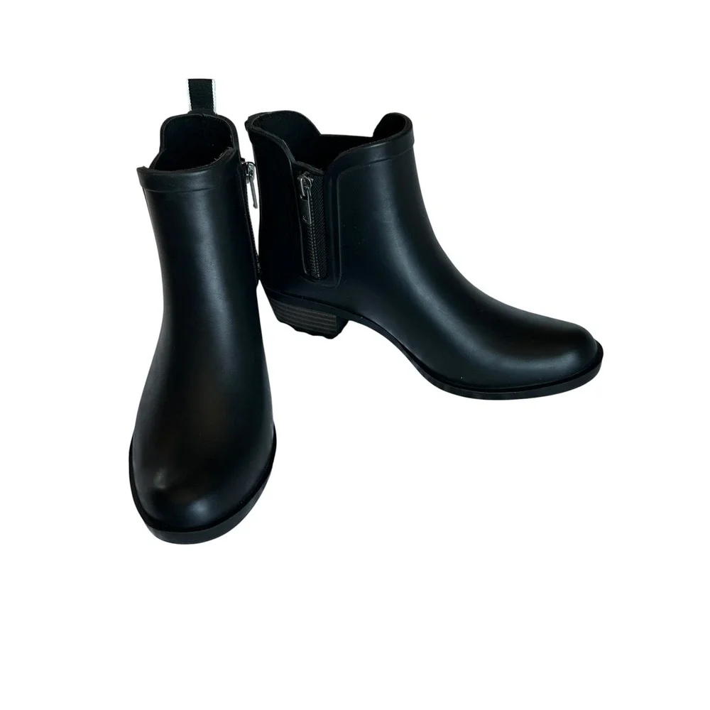 Lucky Brand Basel H2O Matte Black Waterproof Rain Boots LK-BASELH20 Mens 8M/39